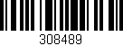 Código de barras (EAN, GTIN, SKU, ISBN): '308489'
