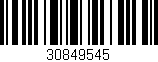 Código de barras (EAN, GTIN, SKU, ISBN): '30849545'