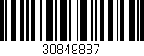 Código de barras (EAN, GTIN, SKU, ISBN): '30849887'