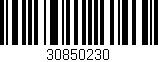 Código de barras (EAN, GTIN, SKU, ISBN): '30850230'