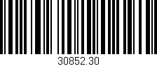Código de barras (EAN, GTIN, SKU, ISBN): '30852.30'