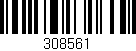Código de barras (EAN, GTIN, SKU, ISBN): '308561'