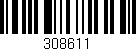Código de barras (EAN, GTIN, SKU, ISBN): '308611'