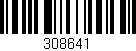 Código de barras (EAN, GTIN, SKU, ISBN): '308641'
