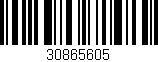 Código de barras (EAN, GTIN, SKU, ISBN): '30865605'
