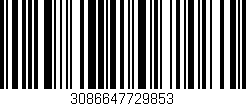 Código de barras (EAN, GTIN, SKU, ISBN): '3086647729853'