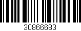 Código de barras (EAN, GTIN, SKU, ISBN): '30866683'