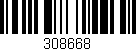 Código de barras (EAN, GTIN, SKU, ISBN): '308668'