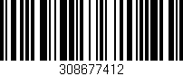 Código de barras (EAN, GTIN, SKU, ISBN): '308677412'
