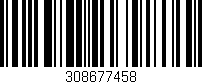 Código de barras (EAN, GTIN, SKU, ISBN): '308677458'