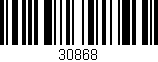 Código de barras (EAN, GTIN, SKU, ISBN): '30868'