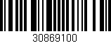 Código de barras (EAN, GTIN, SKU, ISBN): '30869100'