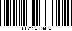 Código de barras (EAN, GTIN, SKU, ISBN): '3087134099404'