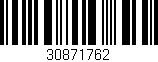 Código de barras (EAN, GTIN, SKU, ISBN): '30871762'