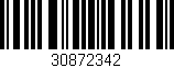 Código de barras (EAN, GTIN, SKU, ISBN): '30872342'