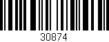 Código de barras (EAN, GTIN, SKU, ISBN): '30874'