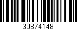 Código de barras (EAN, GTIN, SKU, ISBN): '30874148'