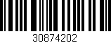 Código de barras (EAN, GTIN, SKU, ISBN): '30874202'