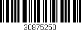 Código de barras (EAN, GTIN, SKU, ISBN): '30875250'