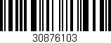 Código de barras (EAN, GTIN, SKU, ISBN): '30876103'