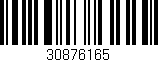 Código de barras (EAN, GTIN, SKU, ISBN): '30876165'