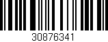 Código de barras (EAN, GTIN, SKU, ISBN): '30876341'