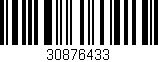 Código de barras (EAN, GTIN, SKU, ISBN): '30876433'
