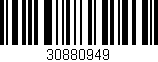 Código de barras (EAN, GTIN, SKU, ISBN): '30880949'