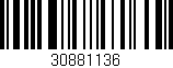 Código de barras (EAN, GTIN, SKU, ISBN): '30881136'