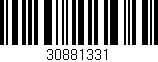 Código de barras (EAN, GTIN, SKU, ISBN): '30881331'