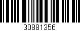Código de barras (EAN, GTIN, SKU, ISBN): '30881356'