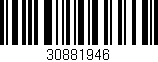 Código de barras (EAN, GTIN, SKU, ISBN): '30881946'