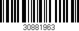 Código de barras (EAN, GTIN, SKU, ISBN): '30881963'