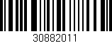 Código de barras (EAN, GTIN, SKU, ISBN): '30882011'