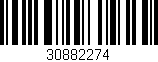 Código de barras (EAN, GTIN, SKU, ISBN): '30882274'