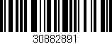 Código de barras (EAN, GTIN, SKU, ISBN): '30882891'