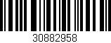 Código de barras (EAN, GTIN, SKU, ISBN): '30882958'