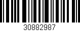 Código de barras (EAN, GTIN, SKU, ISBN): '30882987'