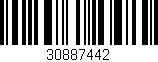 Código de barras (EAN, GTIN, SKU, ISBN): '30887442'