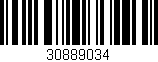 Código de barras (EAN, GTIN, SKU, ISBN): '30889034'