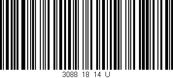 Código de barras (EAN, GTIN, SKU, ISBN): '3088_18_14_U'