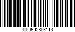 Código de barras (EAN, GTIN, SKU, ISBN): '3089503686116'