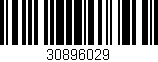 Código de barras (EAN, GTIN, SKU, ISBN): '30896029'
