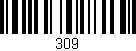 Código de barras (EAN, GTIN, SKU, ISBN): '309'