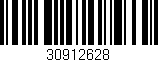 Código de barras (EAN, GTIN, SKU, ISBN): '30912628'