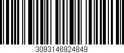 Código de barras (EAN, GTIN, SKU, ISBN): '3093146924849'