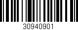 Código de barras (EAN, GTIN, SKU, ISBN): '30940901'