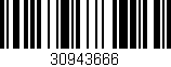 Código de barras (EAN, GTIN, SKU, ISBN): '30943666'