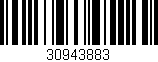 Código de barras (EAN, GTIN, SKU, ISBN): '30943883'