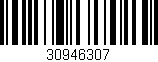 Código de barras (EAN, GTIN, SKU, ISBN): '30946307'